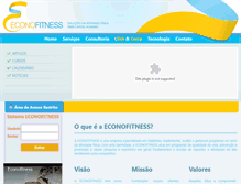 Tablet Screenshot of econofitness.com.br